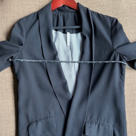 Willow & Clay Slouchy DeConstructed Black Jacket/Blazer Size Small - Picture 6 of 13